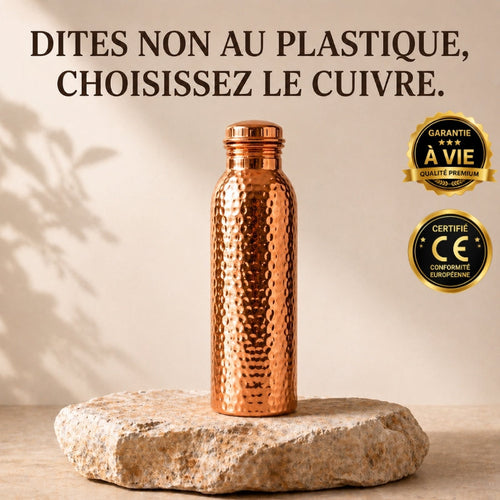 Gourde en Cuivre – MyTamra™ | L’Eau Purifiée Naturellement, Sans Plastique